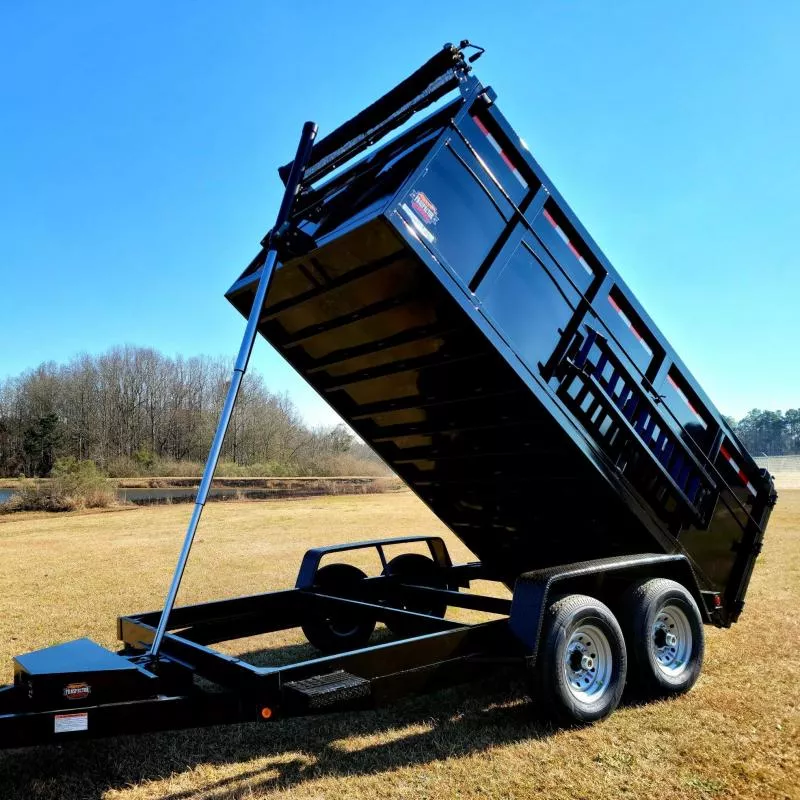 2025 Covered Wagon Trailers 6x12x2 Telescopic Dump Trailer