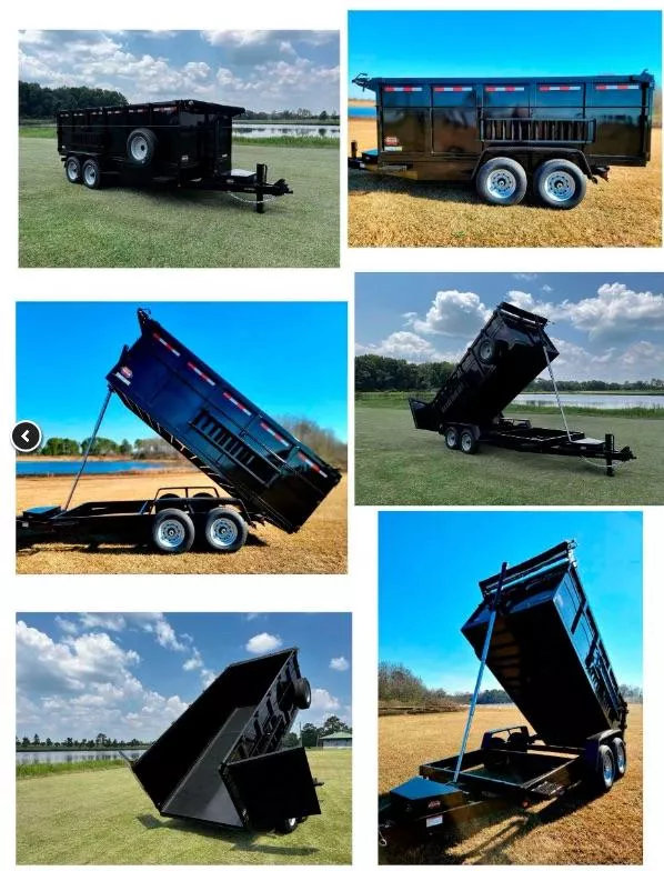 2025 Covered Wagon Trailers 7x16x2 Dump Trailer