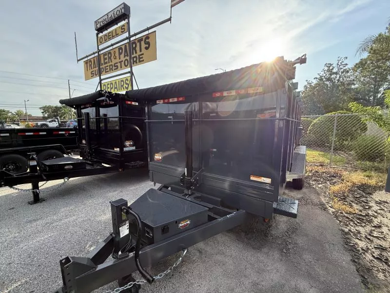 2025 Covered Wagon Trailers 7x16x4 Dump Trailer