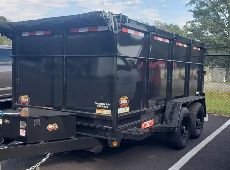 2025 Covered Wagon Trailers 6x10x4 Dump Trailer