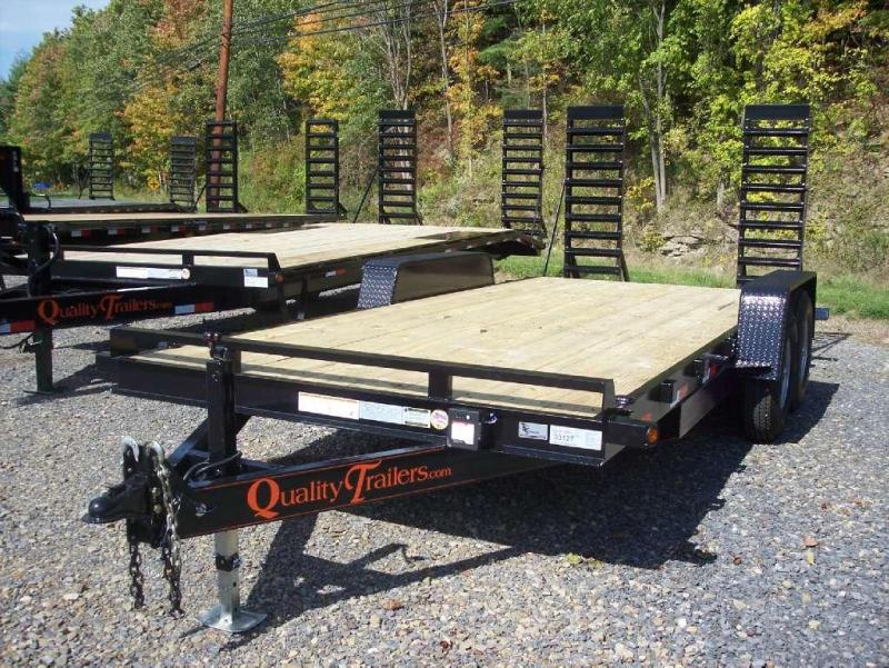 Quality Trailers QU 816+2DHG-14 Equipment Trailer Quality Trailers QU 816+2DHG-14 Equipment Trailer