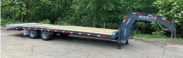 Moritz International MI FDGHDT20-5 Flatbed Trailer Moritz International MI FDGHDT20-5 Flatbed Trailer