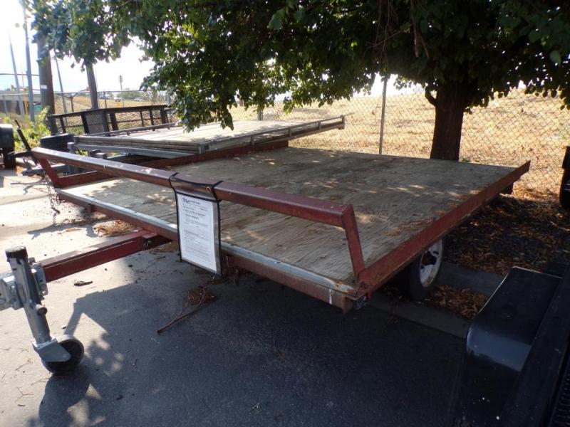 1990 Young Used Flatbed Trailer 1990 Young Used Flatbed Trailer