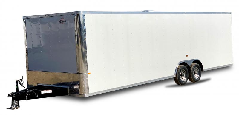2026 Rock Solid Cargo 8.5 x28 TA Enclosed Cargo Trailer / Flat Front
