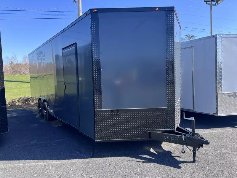 2026 South Georgia 8.5 X 24 TA Car Hauler / Enclosed Cargo Trailer | Polycore, 5200lb Axles, Escape Door