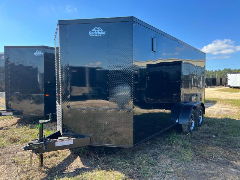 2023 Rock Solid Cargo 7 x 16 TA Cargo / Enclosed Trailer Rock Solid