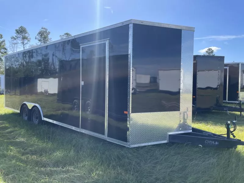 2026 Rock Solid Cargo 8.5 x 24 TA Enclosed Cargo Trailer | Polycore, Semi-Screwless, 5200lb Axles, 7ft, 60" TTT