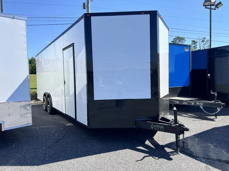 2026 South Georgia 8.5 X 24 TA Car Hauler / Enclosed Cargo Trailer | Polycore, 5200lb Axles, Escape Door