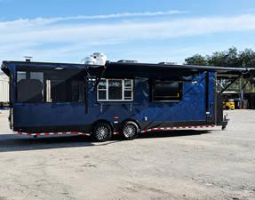 2024 8.5 X 28 TA3 BBQ Trailer with Smoker & Bathroom