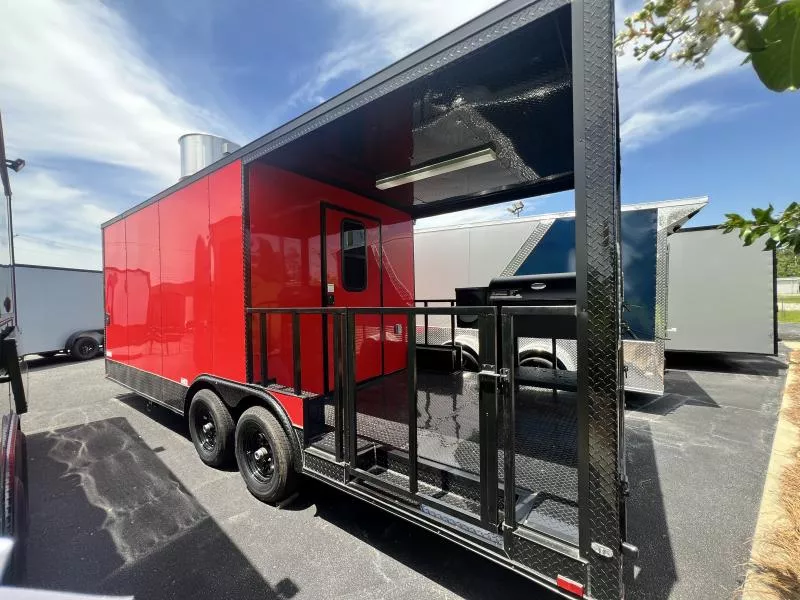 2026 Quality Cargo 8.5 X 22 TA BBQ Trailer / Food Trailer with Equipment