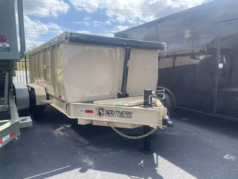 2026 Southern Utility 7x14x4 Dump Trailer – 16K GVWR, Telescopic Lift, 10" Frame