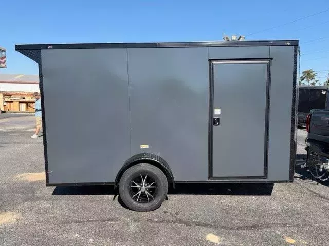 2026 South Georgia 6 X 12 SA Enclosed Cargo Trailer | Spoiler, Polycore, 6'6" Interior, Alloy Wheels
