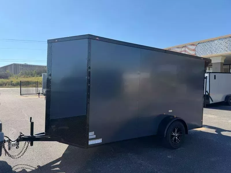 2026 South Georgia 6 X 12 SA Enclosed Cargo Trailer | Spoiler, Polycore, 6'6" Interior, Alloy Wheels