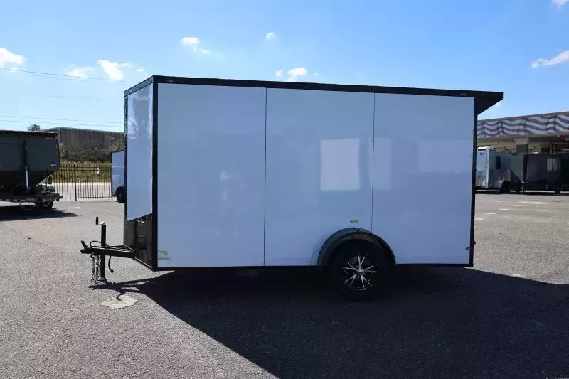 2025 South Georgia 6 X 12 SA Enclosed Cargo Trailer | Spoiler, Polycore, 6'6" Interior, Alloy Wheels
