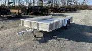 2026 SPORT HAVE 7X12 ALUM UTILITY 3K ALUM DECK TREAD PLATE SIDES 