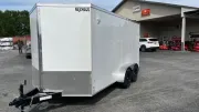 2026 NEXHAUL 7X14 BULLET TA WHITE 7K W/ 6 INCH TUBE TONGUE 