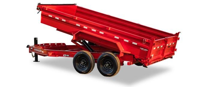 2025 16' x 7' PJ 14K Gooseneck Dump Trailer - Split/spreader - 2 hydraulic jacks