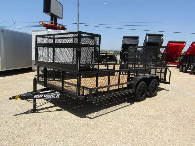2025 Rocking R Trailers 16X83LS-2EMS Landscape Trailer