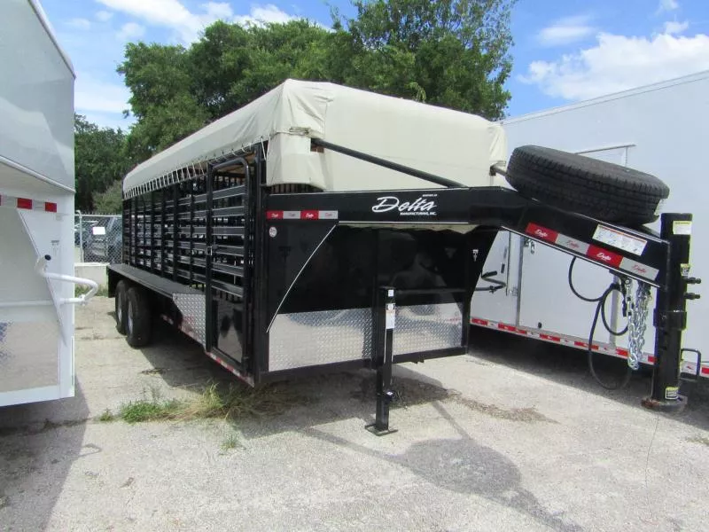 2025 Delta Manufacturing 20GNLIVESTOCK Cargo / Enclosed Trailer