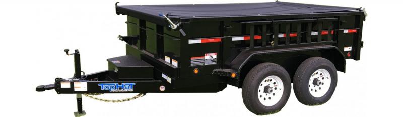 2024 Top Hat Trailers 12X77DP100 EB2 SM TK 1WG 2W Dump Trailer