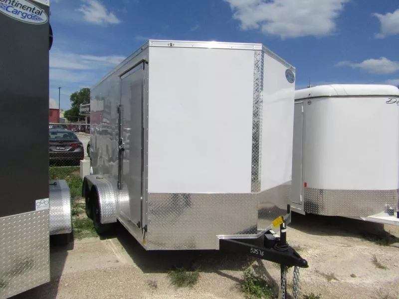 2025 Continental Cargo VHW712TA2-RD-WHITE Cargo / Enclosed Trailer
