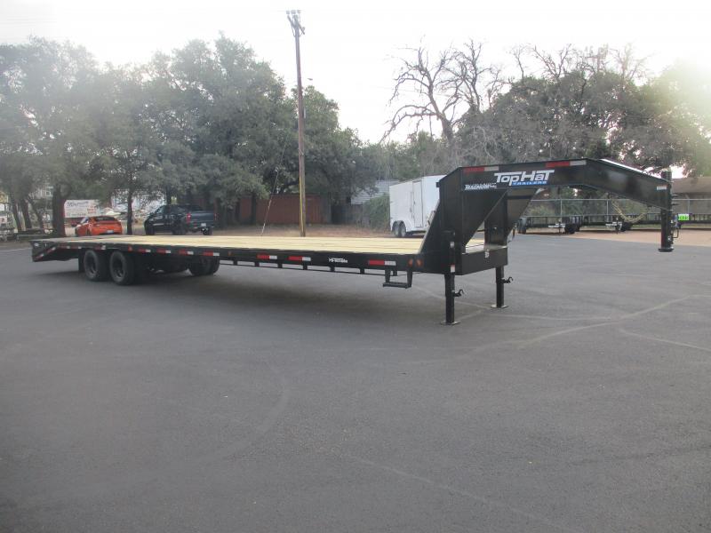 2024 Top Hat Trailers 35+5GN259-JR Flatbed Trailer