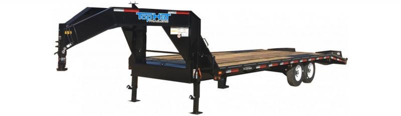 2024 Top Hat Trailers 25+5GN175-JR EB2 SMST 5DT/JR 10K OIL Flatbed Trailer