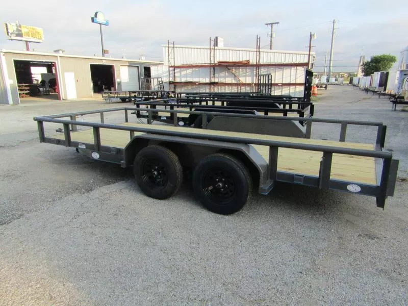2025 Bellwether MFG 16'X77"-LD-SIR-GRAY Utility Trailer