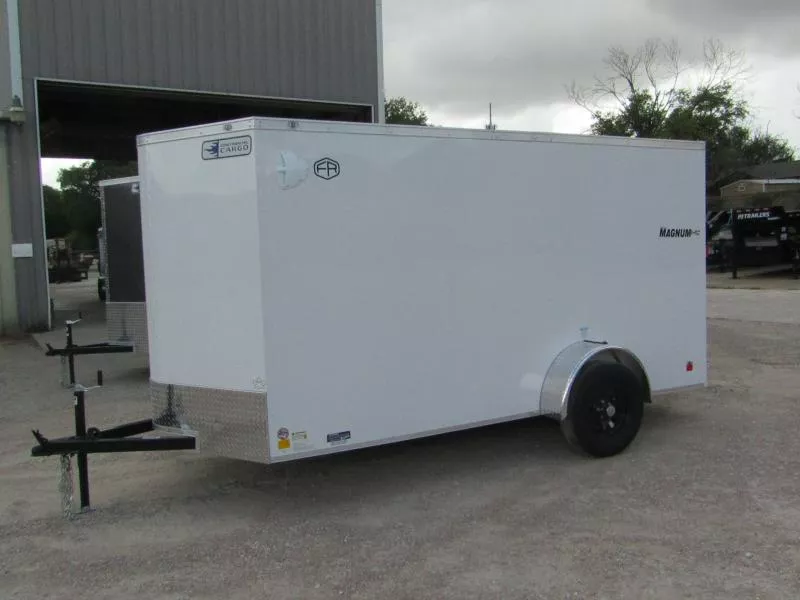 2026 Continental Cargo LVVH612SA-RD-WHITE #054973 Cargo / Enclosed Trailer