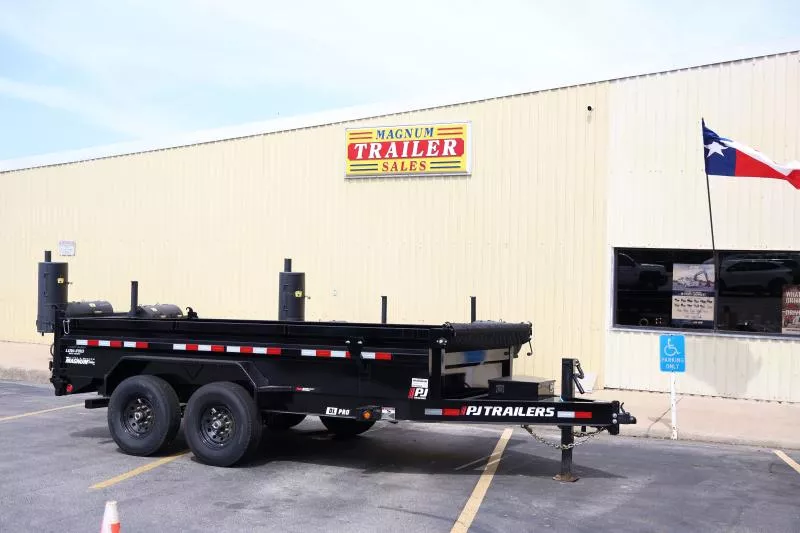 2025 - 7' x 14' - PJ - 14K Low Pro Dump Trailer