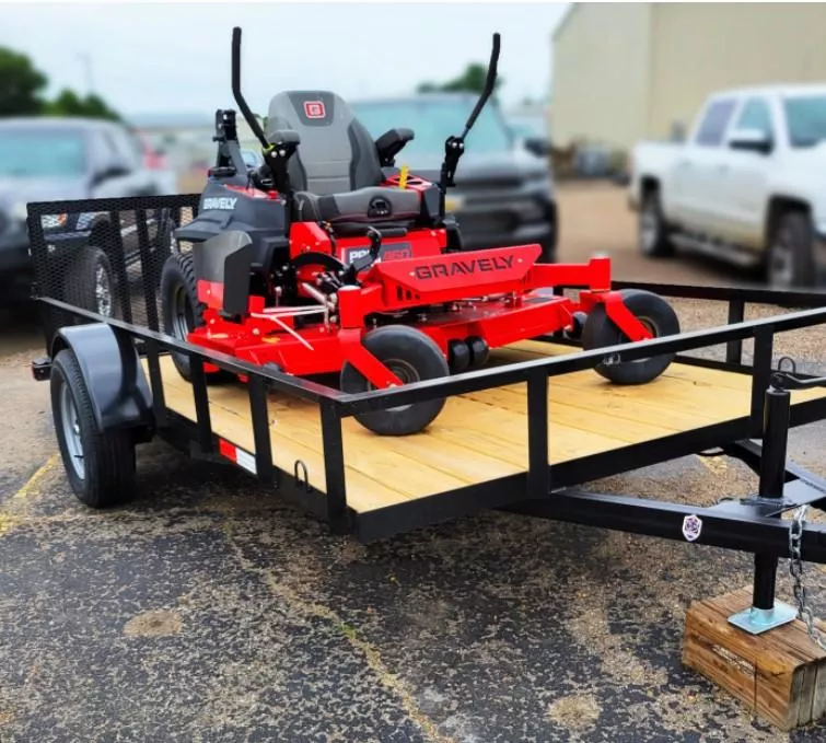 2025 L&O Manufacturing 6'.4" x 12' Single Axle Utility Trailer