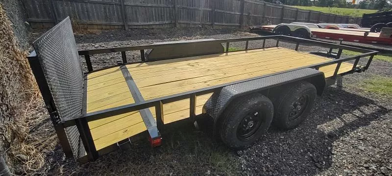 2026 L&O Manufacturing 6.10'x16' TA Utility Trailer