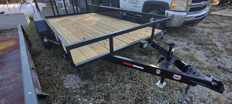 2026 L&O Manufacturing 6.10'x14' TA Utility Trailer