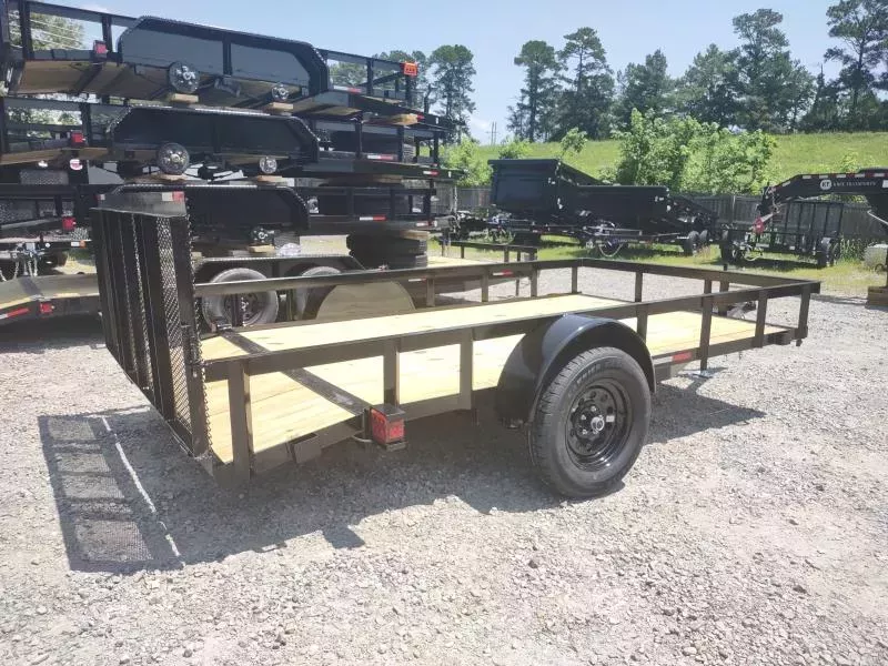 2025 L&O Manufacturing 6'.4" x 12' Single Axle Utility Trailer