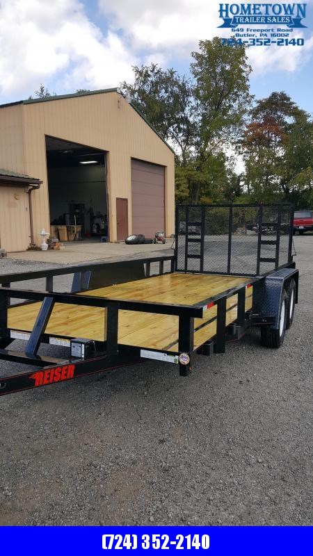 2021 Reiser Trailers L1682 TA Flatbed Trailer 2021 Reiser Trailers L1682 TA Flatbed Trailer