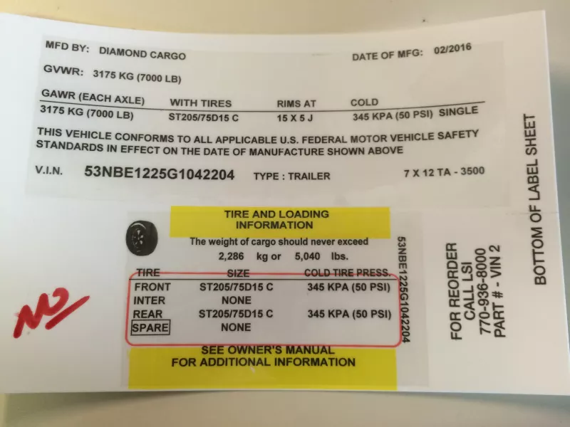 used Motorcycle / Cycle Trailers Diamond Cargo  for sale, in Pittsburgh, PA Thumbnail 2