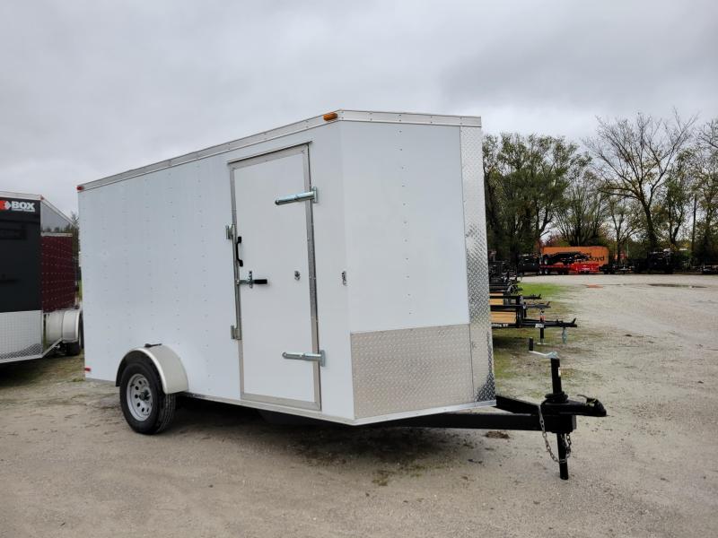 Box Cargo 6' x 12' Bumper Pull Enclosed Cargo Trailer Box Cargo 6' x 12' Bumper Pull Enclosed Cargo Trailer
