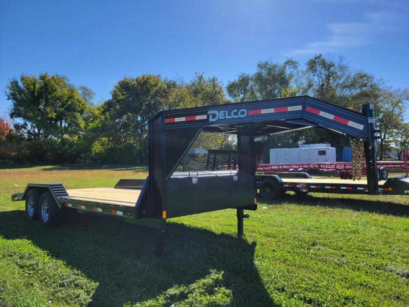 Delco 102" x 18'+2' 14000# Gooseneck Lowboy Delco 102" x 18'+2' 14000# Gooseneck Lowboy