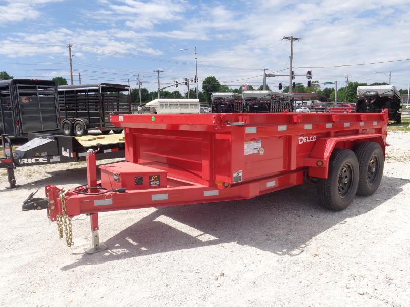 Delco 72"x12' Bumper Pull 12000# Dump Trailer Delco 72"x12' Bumper Pull 12000# Dump Trailer