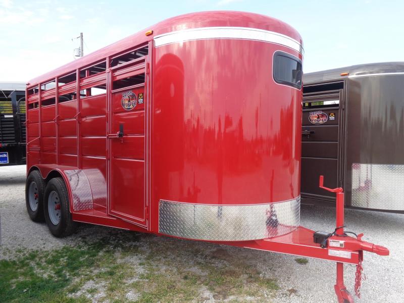 Brush Popper 16'x6' Bumper Pull Stock Trailer Brush Popper 16'x6' Bumper Pull Stock Trailer