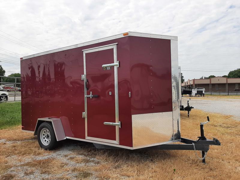 Box Cargo 6' x 12' Bumper Pull Enclosed Cargo Trailer Box Cargo 6' x 12' Bumper Pull Enclosed Cargo Trailer