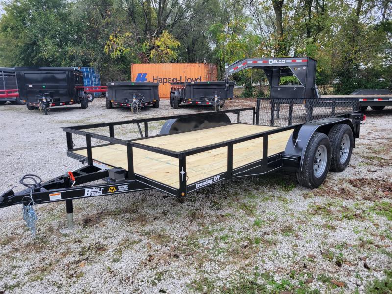 Bulldog 82 x 16 (14+2 Dovetail) Bulldog Tandem Axle Black Utility Trailer Bulldog 82 x 16 (14+2 Dovetail) Bulldog Tandem Axle Black Utility Trailer