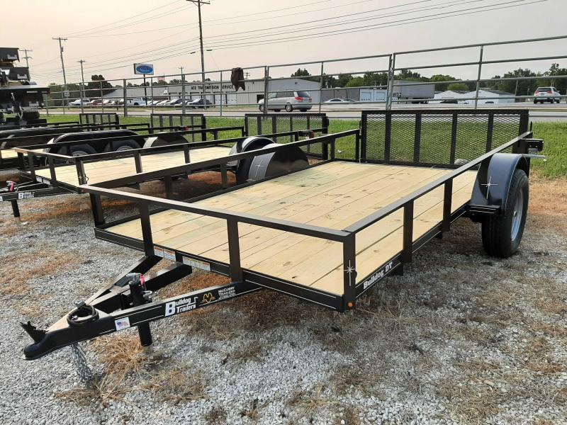 Bulldog 76 x 12 (10+2 Dovetail) Black Utility Trailer Bulldog 76 x 12 (10+2 Dovetail) Black Utility Trailer