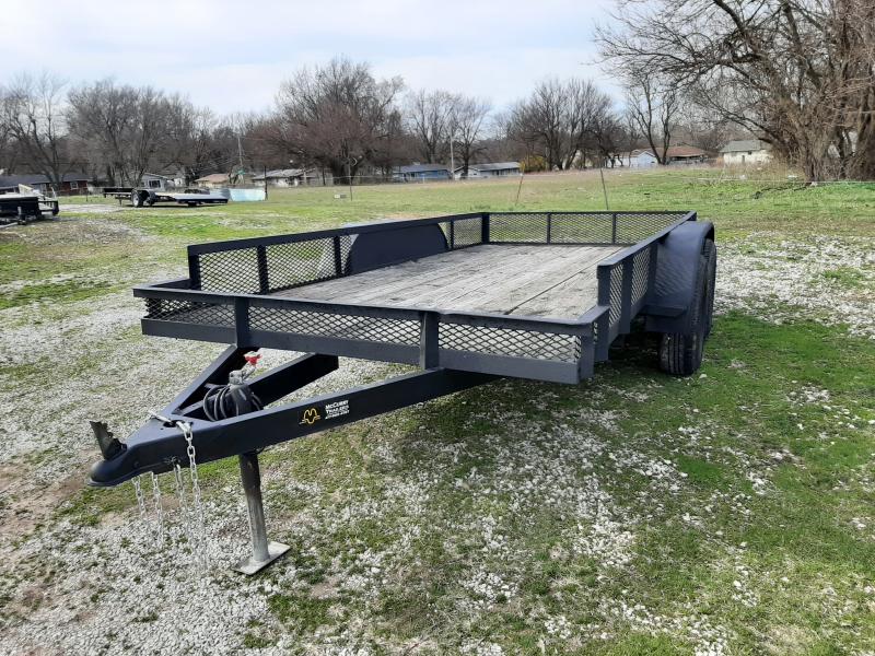 USED 1992 Hull 76 x 14' Tandem Utility Trailer USED 1992 Hull 76 x 14' Tandem Utility Trailer