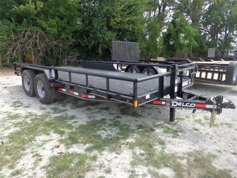 Delco 83" x 18' Bumper Pull 14000# Flatbed Delco 83" x 18' Bumper Pull 14000# Flatbed