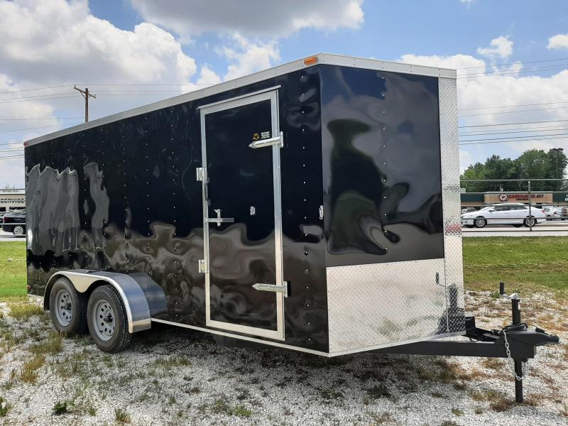 Box Cargo 7'x16' Bumper Pull Enclosed Cargo Trailer Box Cargo 7'x16' Bumper Pull Enclosed Cargo Trailer