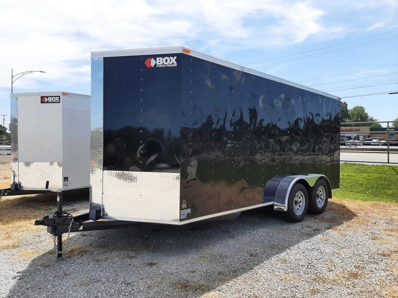 Box Cargo 7'x16' Bumper Pull Enclosed Cargo Trailer Box Cargo 7'x16' Bumper Pull Enclosed Cargo Trailer