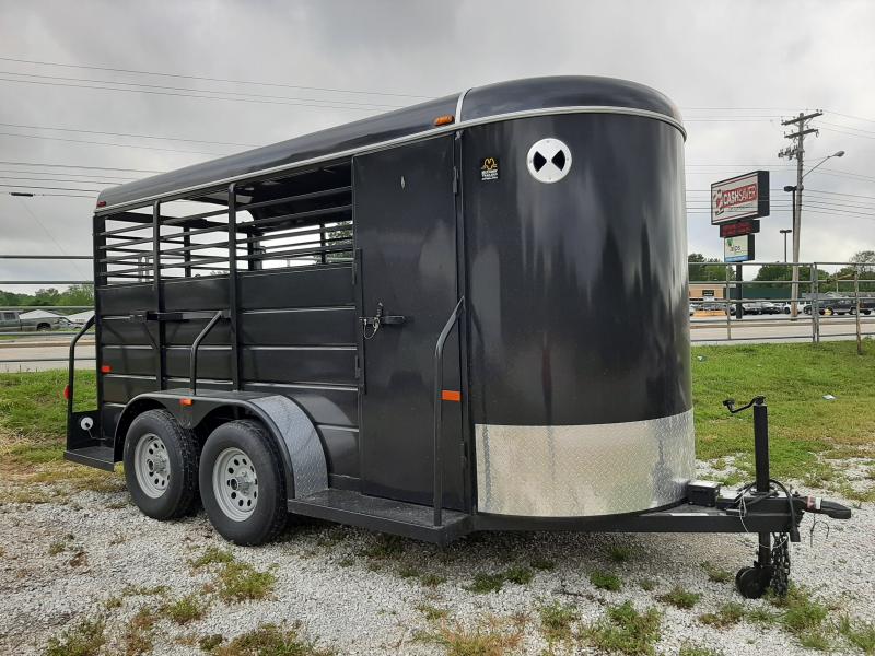 W-W Trailer 14 x 5 All Around Bumper Livestock Trailer W-W Trailer 14 x 5 All Around Bumper Livestock Trailer