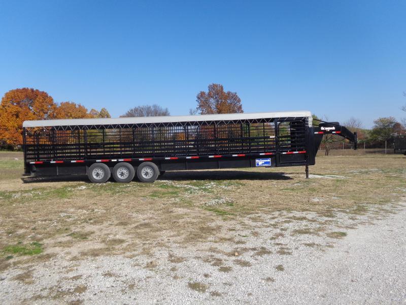 USED 2019 Gooseneck 36 x 7 Tarp Top Livestock Trailer USED 2019 Gooseneck 36 x 7 Tarp Top Livestock Trailer