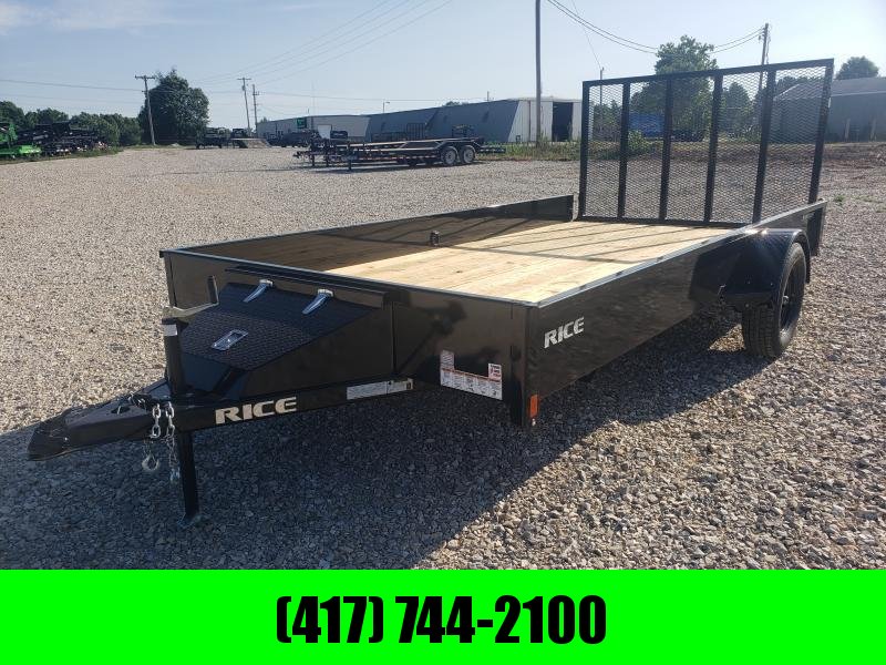 2022 Rice Trailers SINGLE AXLE STEALTH Utility Trailer 82X14 2022 Rice Trailers SINGLE AXLE STEALTH Utility Trailer 82X14